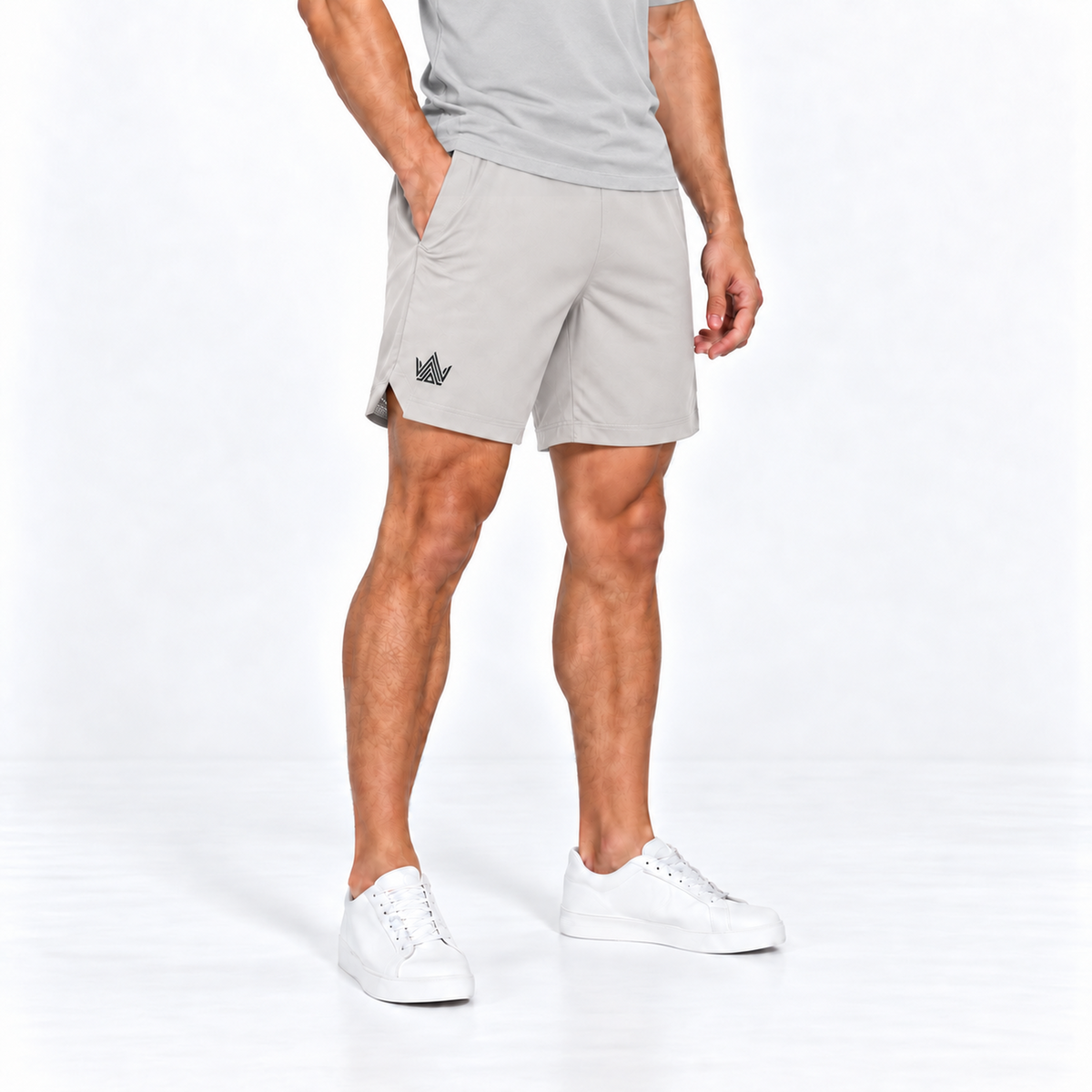 Fit shorts gray